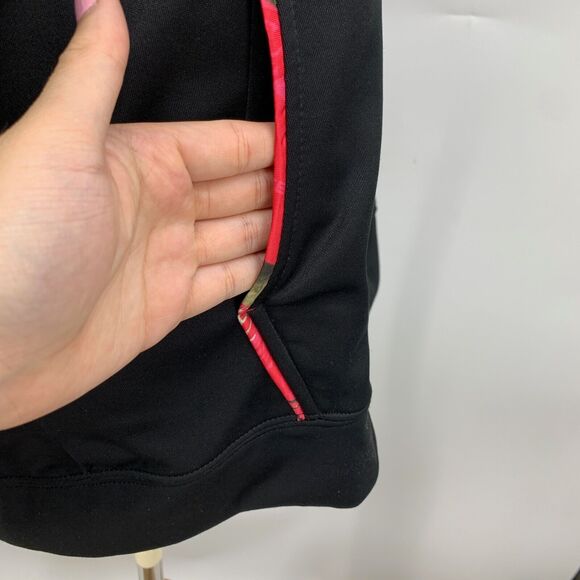 Realtree Sweatshirt Womens M Medium Black Pink Camo Cottonwood Canyon Hoodie - Picture 5 of 11